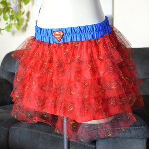 Superman Superwoman Tutu Skirt Halloween
